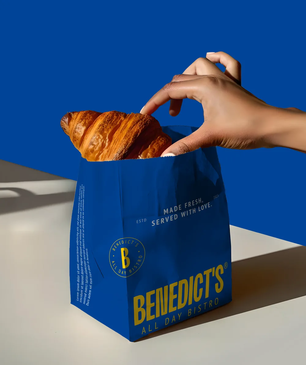 Benedict's branded packaging